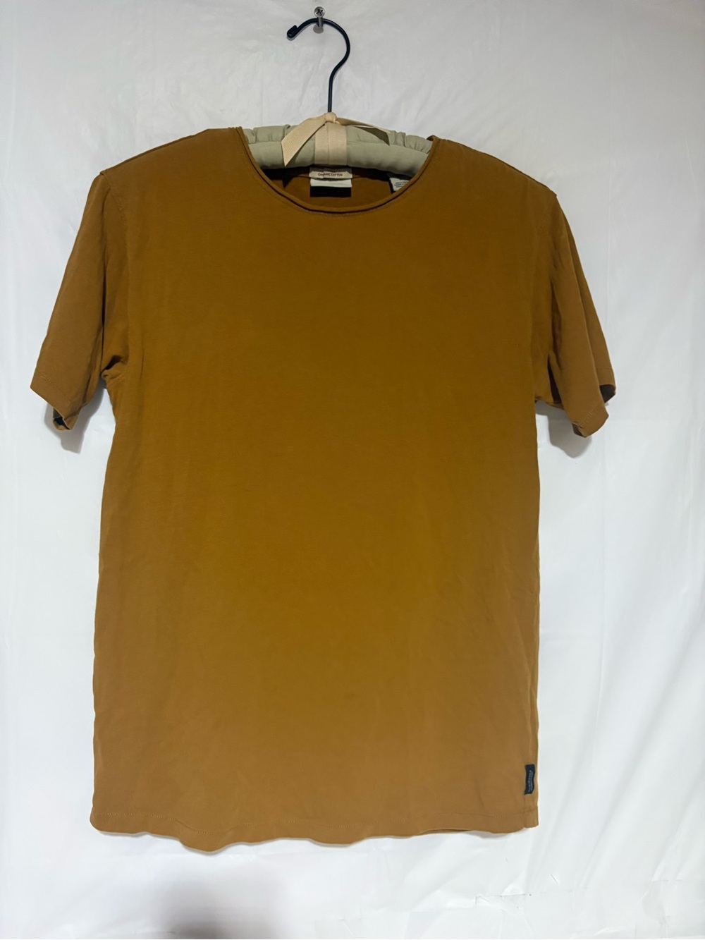 Scotch & Soda Short Sleeve Crew Tee in Mustard
